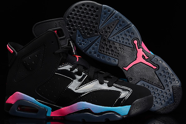 Women Jordan 6 Pink Flash